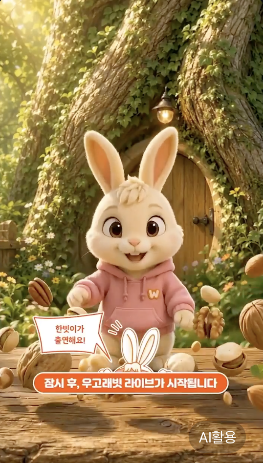우고래빗 방송링크